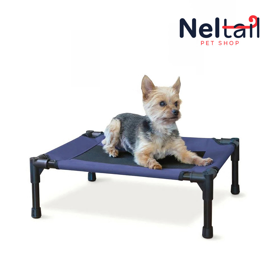 Nel Tail - Dog Bed, Small, Navy Blue
