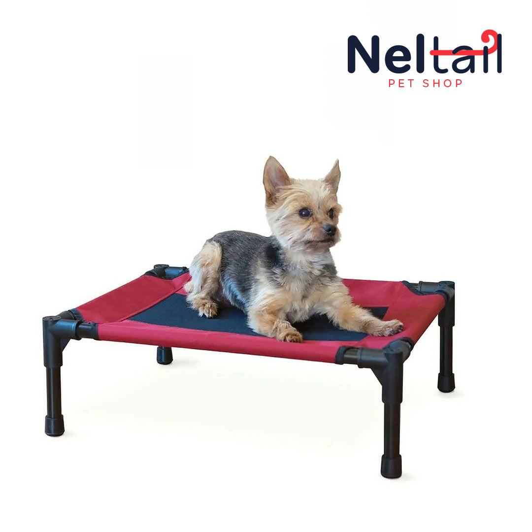 Nel Tail - Dog Bed, Small, Red