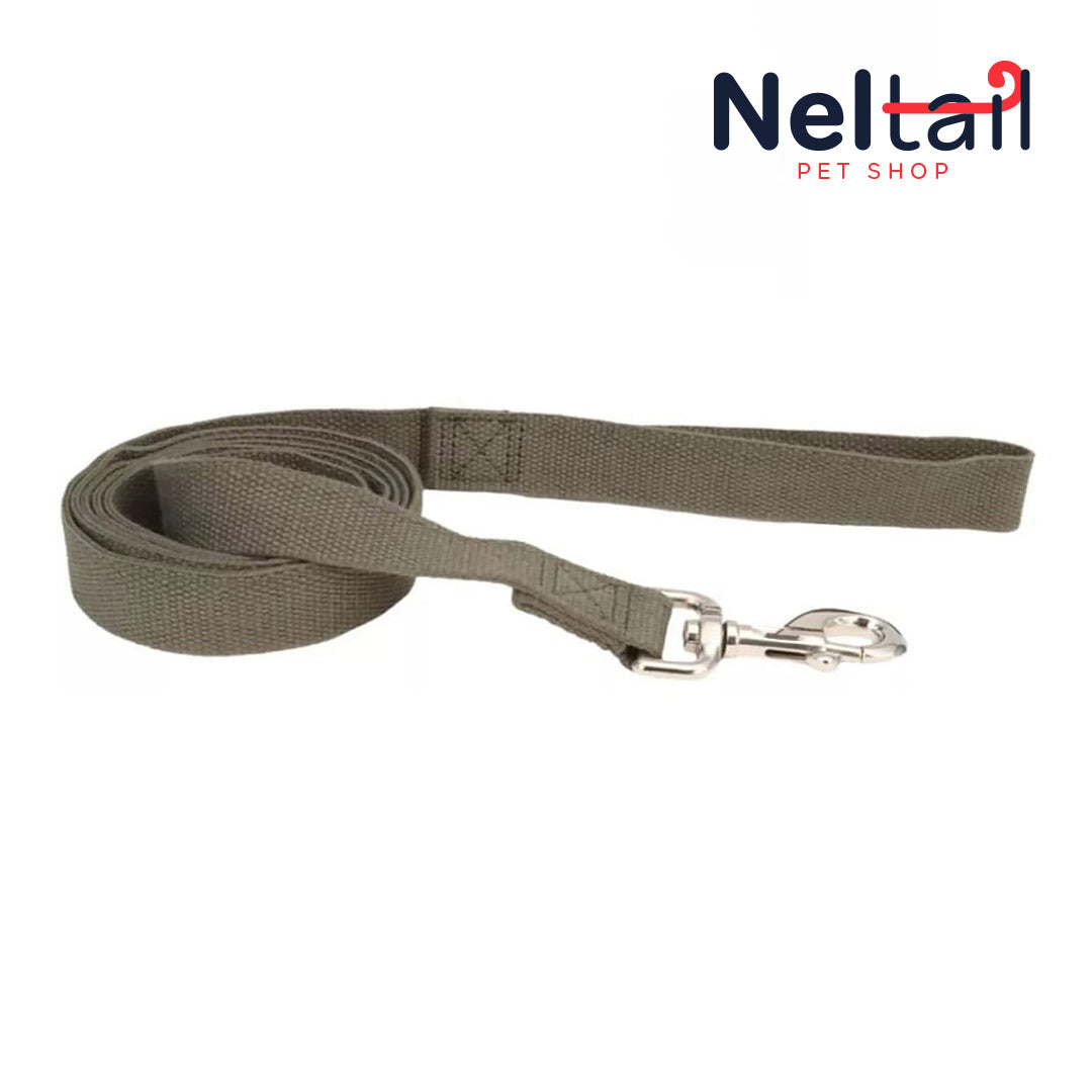 Nel Tail - Dog Lead Forest Green - 6 feet x 5/8"W