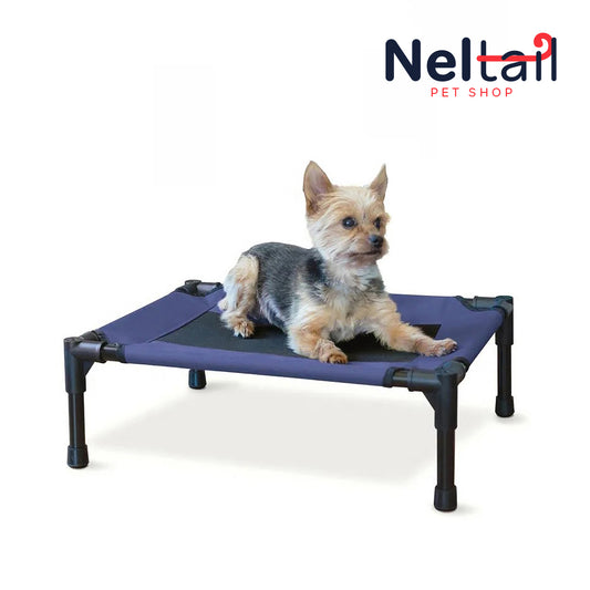 Nel Tail - Dog Bed, Small, Navy Blue